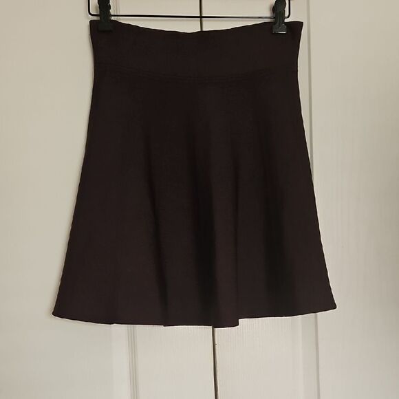 Wilfred Deep Purple Pleated A-Line Mini Skirt - Picture 5 of 16